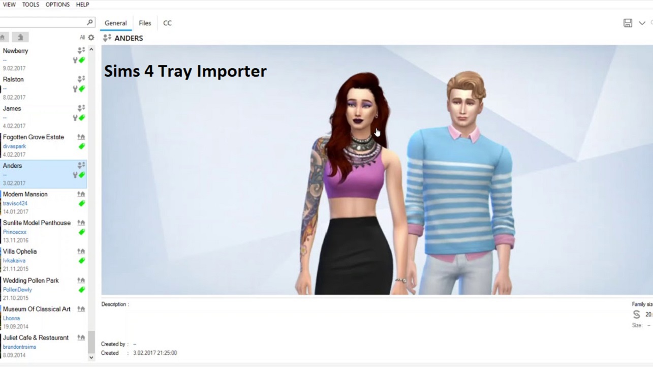 sims 4 tray importer for mac 2018